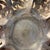 Antique floral design sterling silver plate.