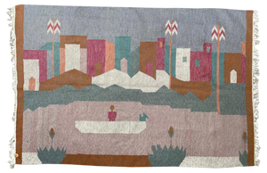 Vintage Native Egyptian Tapestry, 1960s
