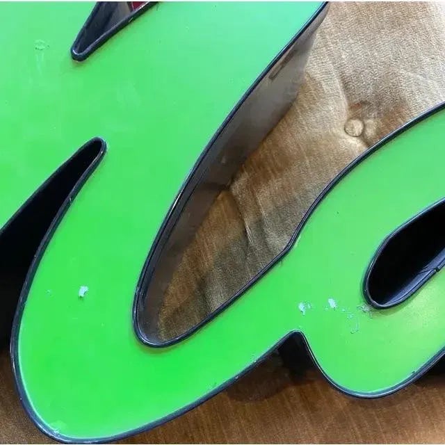 Metal Mid Century "Madame" Sign For Sale - Image 7 of 9