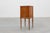 Brown Art Deco Nightstand in Oak with Turned Legs, France, 1920 For Sale - Image 8 of 11