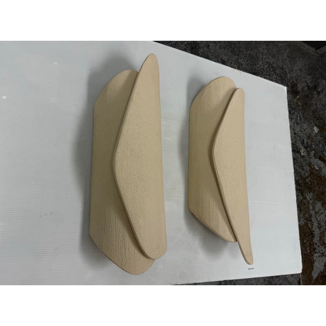 Olivia Cognet Ivory Palm Sconces, Pair For Sale - Image 4 of 12