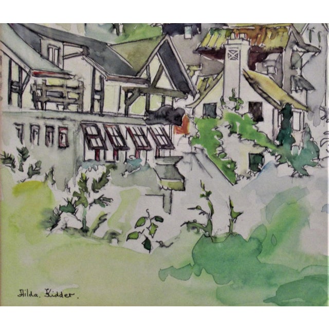 Hilda Kider, View of Angel Island from Tiburon, California II For Sale - Image 4 of 6