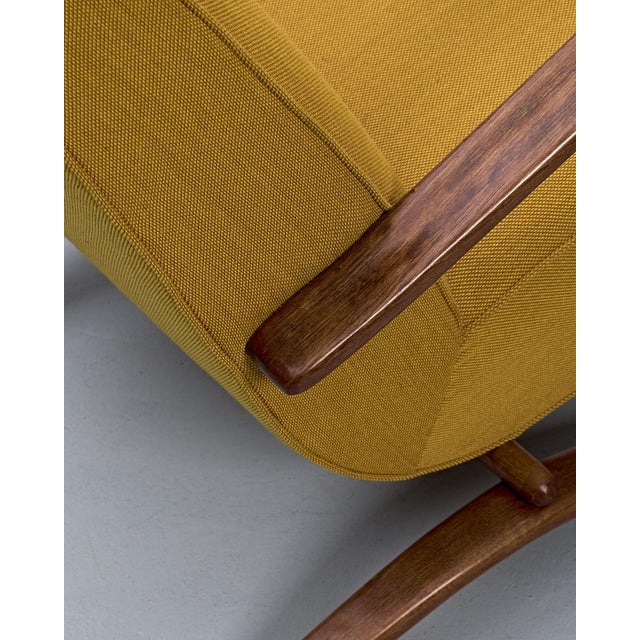 Fabric H-269 Kvadrat Armchair from Jindrich Halabala, 1940s For Sale - Image 9 of 18