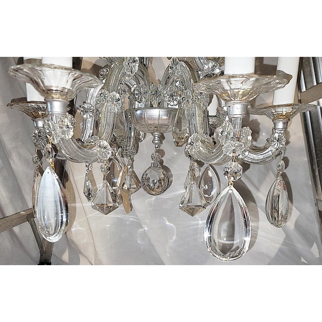 1920s Maria Theresa Crystal Chandelier For Sale - Image 15 of 17