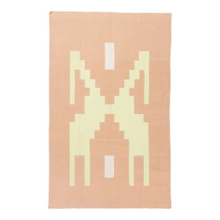 Vintage Afghani Dhurrie Rug, 05'05 X 08'08 For Sale