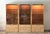 A set of three modular display cases designed by jean-claude mahey for roche bobois in the 1970s. the structure is made of...