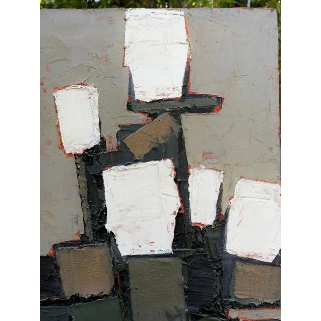 2010s Floral #1 and Floral #2 Oil Paintings by David Warren Gibson For Sale - Image 5 of 14