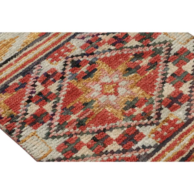 2010s Rug & Kilim’s Moroccan Style Rug With Berber Polychromatic Geometric Patterns For Sale - Image 5 of 7