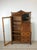 Antique Oak Side by Side With Drop Front Writing Desk and Adjustable Shelves For Sale - Image 11 of 18