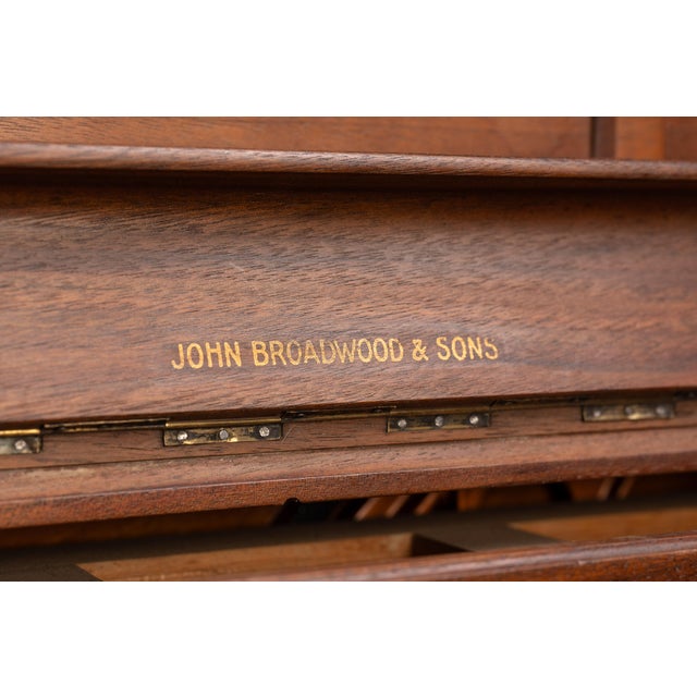 Brown Early 20th Century John Broadwood & Sons Upright Piano Salesman Sample For Sale - Image 8 of 9