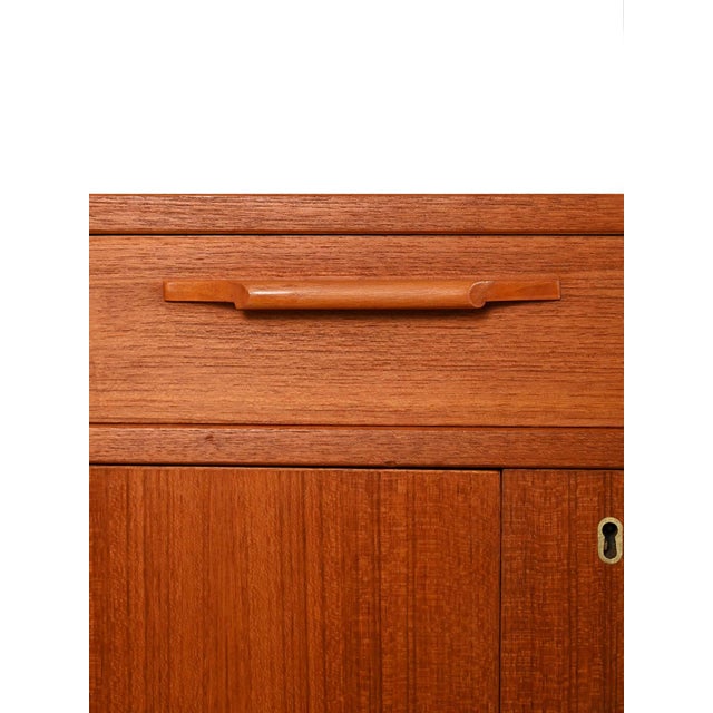 Brown Sideboard with Teak Bookcase, 1960s For Sale - Image 8 of 11