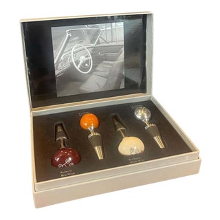 Vintage Mercedes-Benz Gear Shift Wine Bottle Stoppers, Set of 4 in Original Presentation Box For Sale