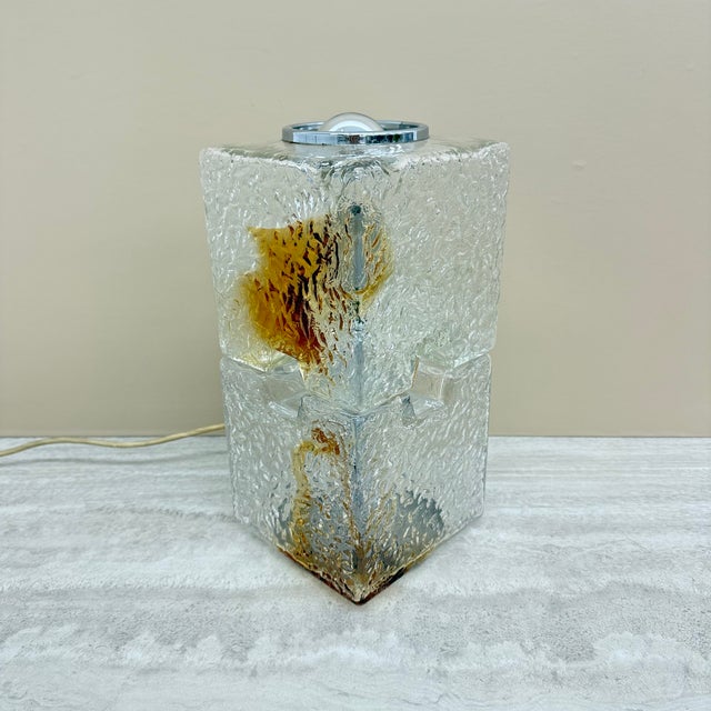 Murano Glass Table Lamp by Toni Zuccheri for Mazzega, 1970s For Sale - Image 17 of 17