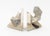 Chen Chen and Kai Williams Pair of "Metamorphic Rock" Bookends, 2013, granite, stone, crystal, and cement, each marked and...