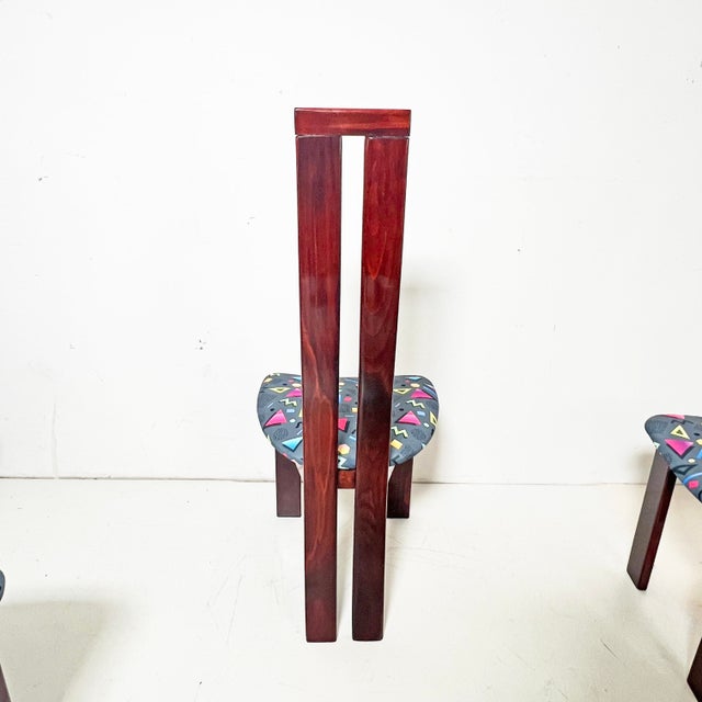 Pietro Costantini for Ello Italian Postmodern Dining Chairs - Set/8 For Sale In Boston - Image 6 of 12