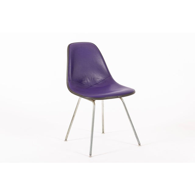 Vintage Mid Century Purple DSX Side Chairs by Eames for Herman Miller For Sale - Image 9 of 14