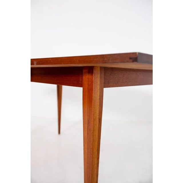 Wood American Geometric Wooden Dining Table For Sale - Image 7 of 9