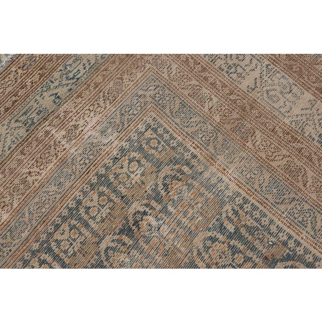 Large Antique Malayer Persian Gallery With All Over Paisley Design With Lt. Blue 8'1 X 20'5 For Sale - Image 17 of 17