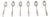 Silver Teaspoons, Set of 6 For Sale