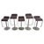 Vintage Lem Bar Stools in Steel and Wood Seats, 2000 For Sale - Image 10 of 10