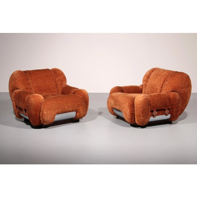Lounge Chairs in the style from Adriano Piazzesi Italy, 1970, Set of 2 For Sale - Image 13 of 13
