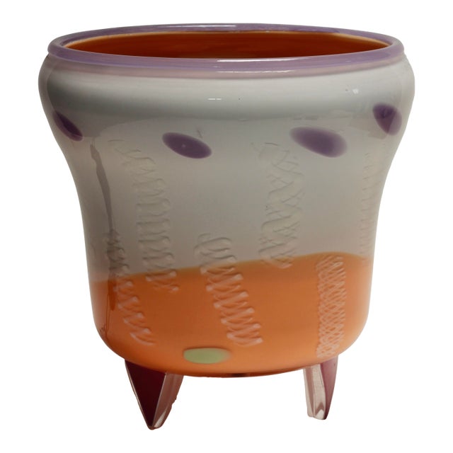 Art Glass Table Lamp by Pizzichillo & Gordon For Sale