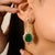 Not Yet Made - Made To Order 17.67 Carat Emerald Sapphire Vintage Chadelier Earrings- A Pair For Sale - Image 5 of 11