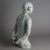 Ceramic Mid Century Modern Terra Cotta Torso Sculpture of a Man by York Lewis Circa 1980 For Sale - Image 7 of 11