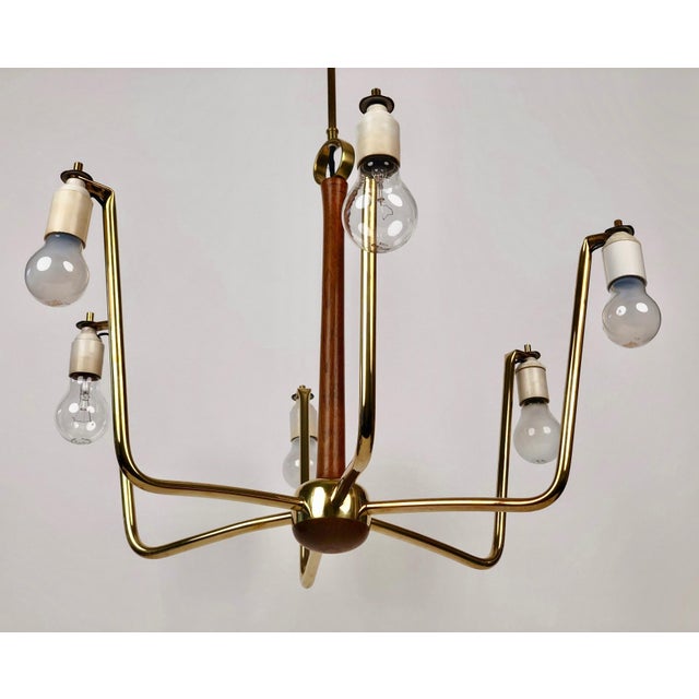Mid-Century Kiri Chandelier attributed to Josef Frank, 1958 For Sale - Image 16 of 18