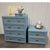 Shabby Chic Coastal Chic Rattan Wicker Dresser & Nightstand Set For Sale - Image 3 of 12