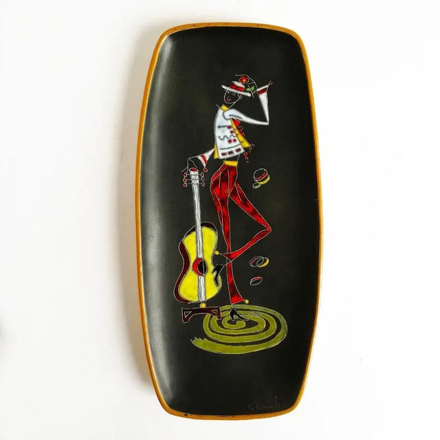 Wall Plate by Giovanni Girardi, 1950s For Sale - Image 4 of 4