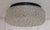 Vintage Ceiling Lamp with Black Metal Mounting and Clear Relief Glass Shade, 1980s For Sale - Image 6 of 7