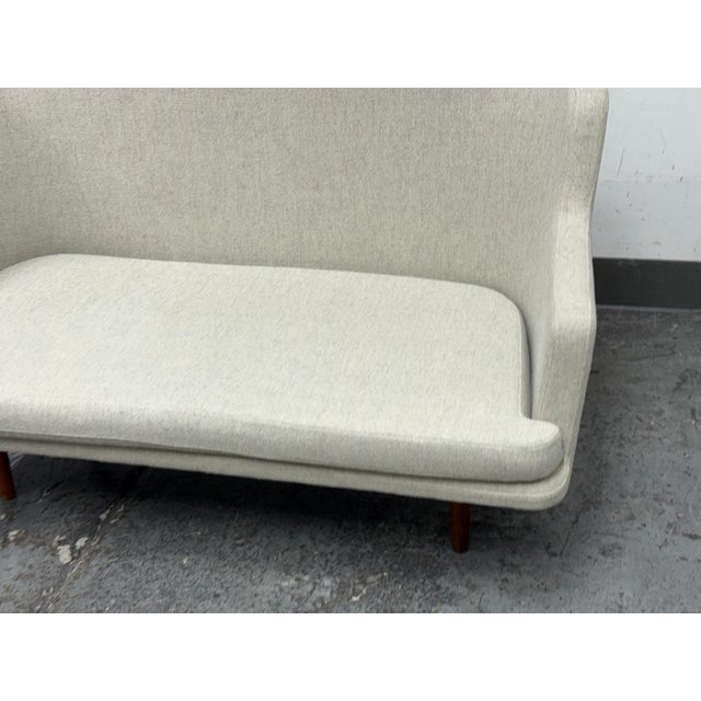 Organic Modernism for Hd Buttercup Mid Century Modern Loveseat For Sale In San Francisco - Image 6 of 12
