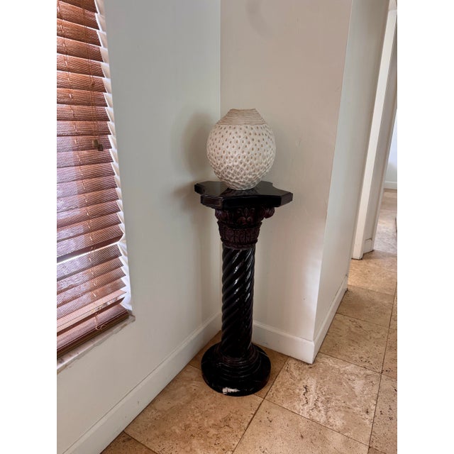 Larry Halvorsen Hand-Built Sgraffito Porcelain Vase, 1990 For Sale - Image 4 of 12