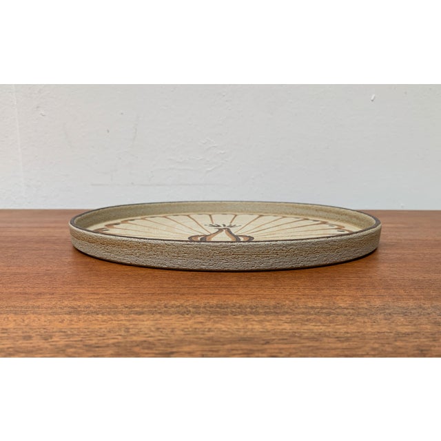German Wall Plate or Bowl with Peacock Motif from Sgrafo Modern, 1960s For Sale - Image 9 of 18