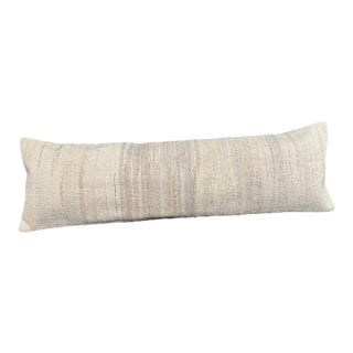 Turkish Hemp Pillow Cushion Natural Beige Cushion Cover 14x45 For Sale