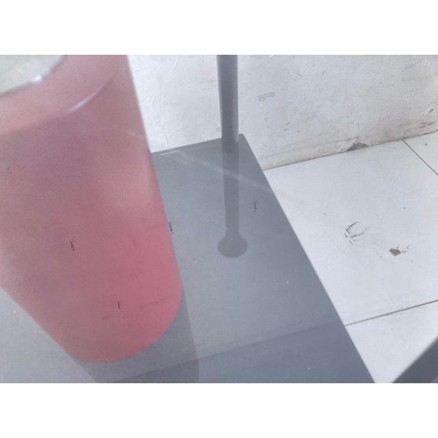 Round Dining Table in Metal and Glass, 1980s For Sale - Image 16 of 17