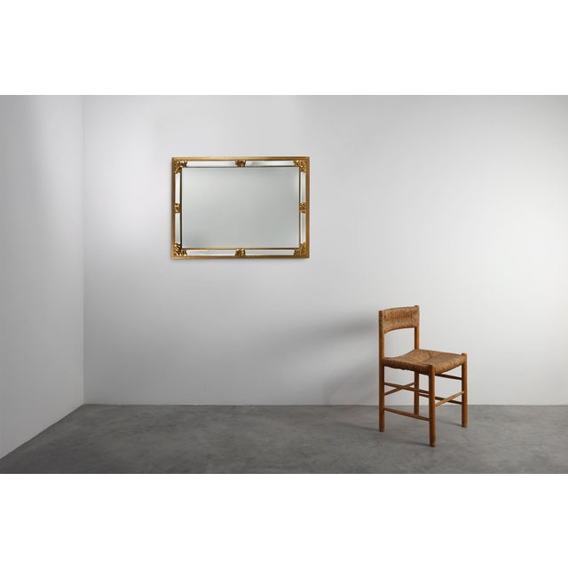 Belgium / 1950 / Mirror by Deknudt / resin / Hollywood regency / Baroque This richly ornamented mirror by Deknudt, crafted...