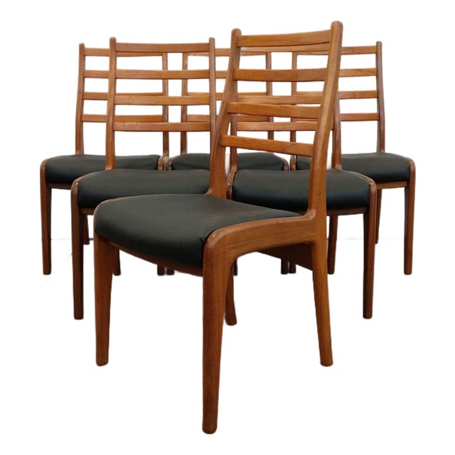 Set of 6 Vintage Mid Century Modern Dining Chairs by G Plan For Sale