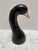Fun and unusual petite black swan ceramic bud vase with gold beak. Sweet and classically elegant for any day pop of...