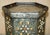 Antique Indian Repousse Pewter with Stone Inlaid Detailing Side Table, 1920 For Sale - Image 4 of 18