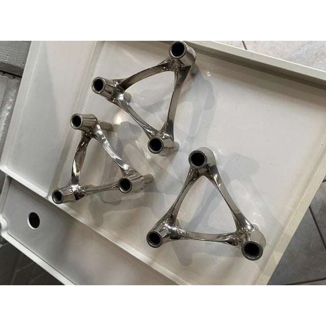Modular Candleholders from BMF Nagel, 1970s, Set of 3 For Sale - Image 6 of 18