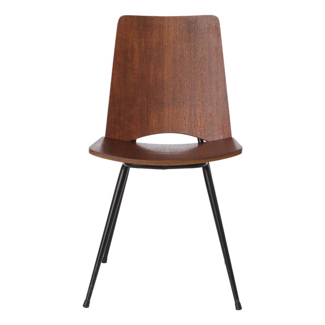 Mid-Century Modern Danish Chair in Teak, 1950s For Sale