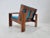 Brown Mid-Century Finnish Bonanza Lounge Chair by Esko Pajamies for Asko, 1960s For Sale - Image 8 of 11