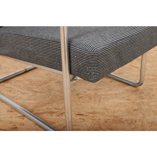Metal Model 1435 Cantilever Chair in Chrome-Plated Tubular Steel, 1930 For Sale - Image 7 of 13