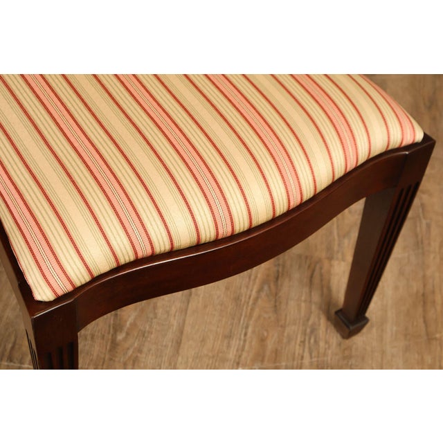 Henkel Harris Mahogany Set Of Eight Lyre Back Dining Chairs For Sale - Image 13 of 18