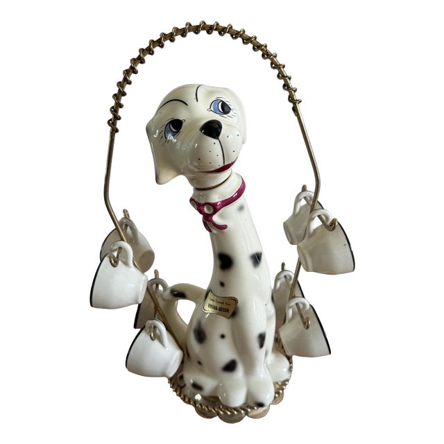 Vintage Dalmatian Liqueur Set For Sale