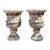 Vintage Shell Encrusted Resin Urns - A Pair For Sale