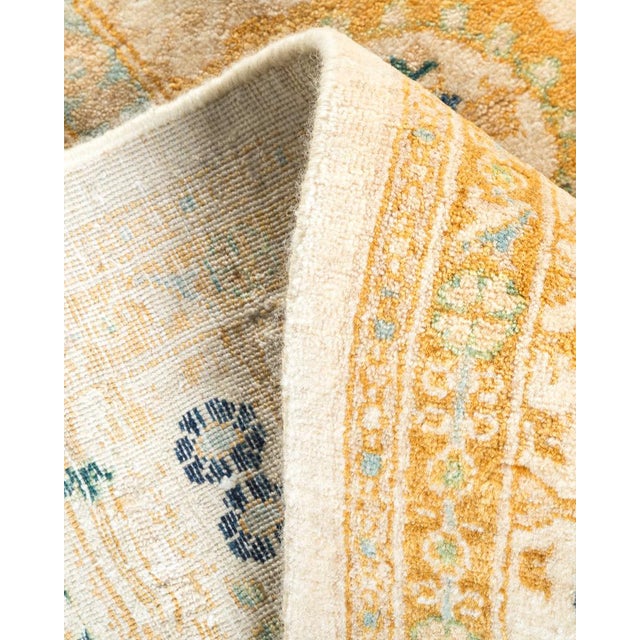 Mogul Collection Hand-Knotted Area Rug - Ivory 4' 2" x 6' 0" For Sale In New York - Image 6 of 9
