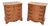 Antique Georgian Style Yew Wood Chests of Drawers, 1930, Set of 2 For Sale